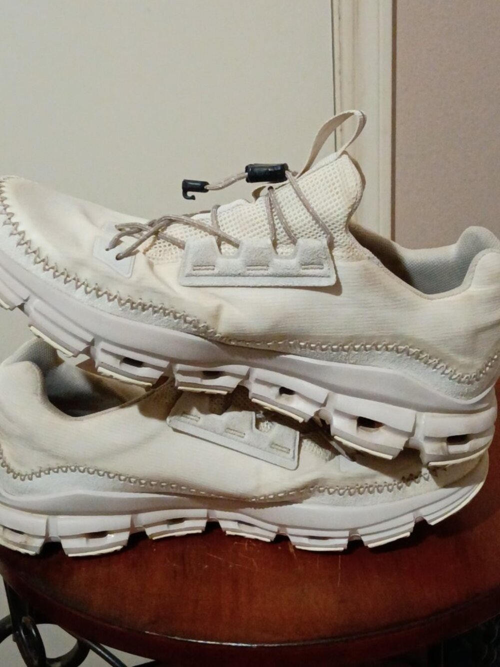 On Running Cloudaway Womens Shoes Size 9.5 Ivory Pearl 49.98945 Running Sneakers - Picture 12 of 13
